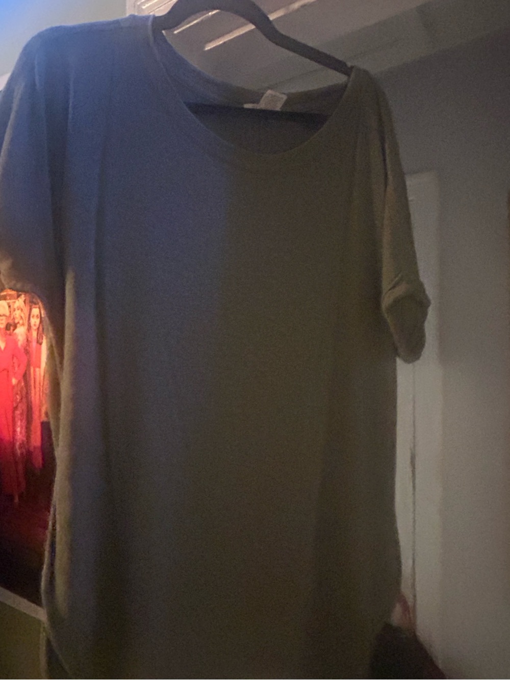 Matty M Olive Short Sleeve Crew Neck Tee